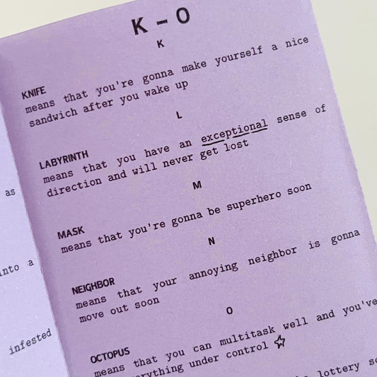 Mac's Book of Oneiromancy