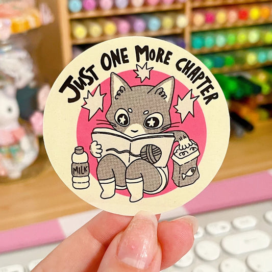 Just One More Chapter Sticker Sticker