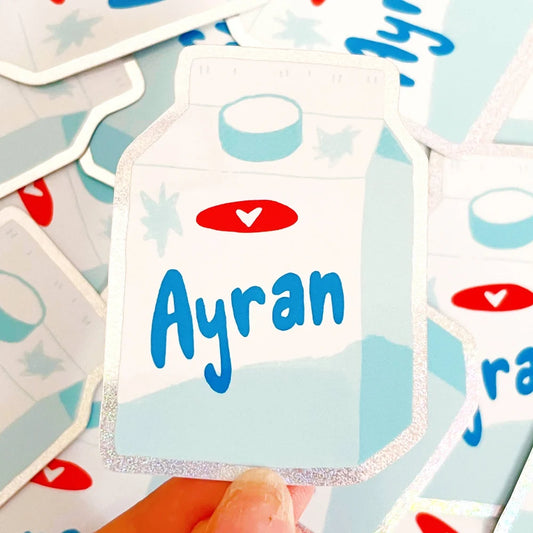 Ayran Glitter Sticker