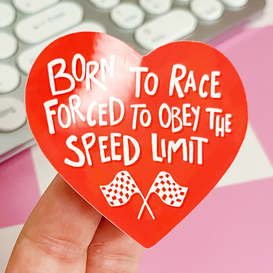 Born To Race Sticker