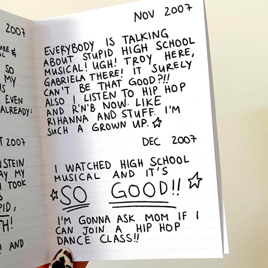 Childhood Diary Zine | Thoughts & Opinions Of My 12 y.o. Self