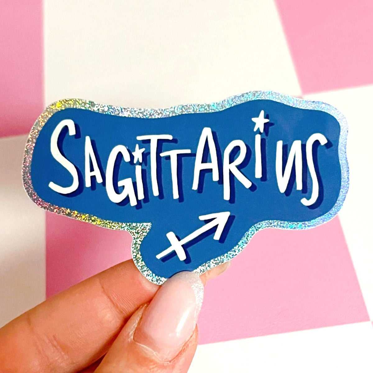 Zodiac Sign Glitter Stickers