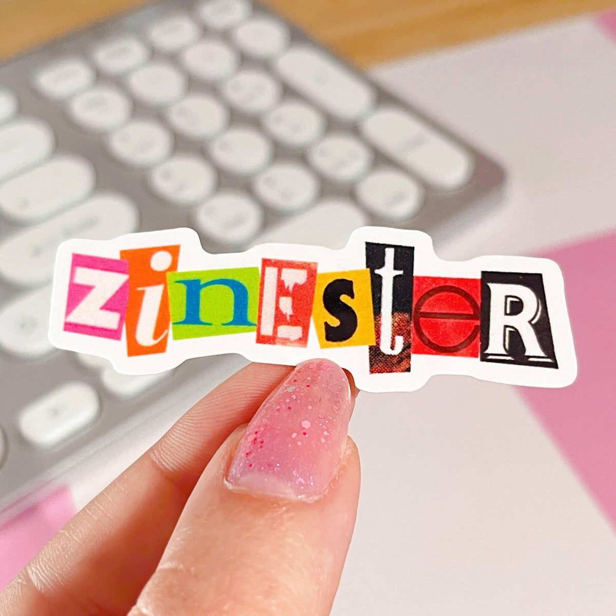 Zinester Ransom Sticker