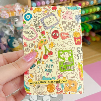 Reusable Mini Sticker Album + 1 Exclusive Sticker