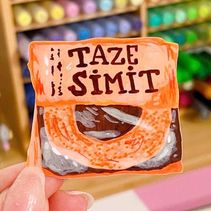 Simit Sticker | Turkish Food Vinyl Waterproof