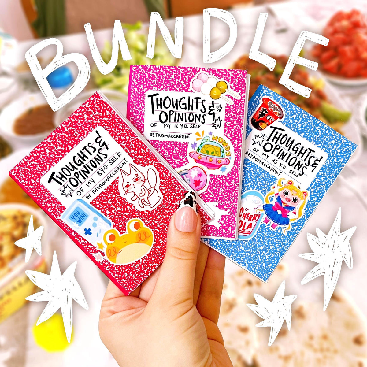 Childhood Diary Zine Bundle | Thoughts & Opinions Of My 2000s Self
