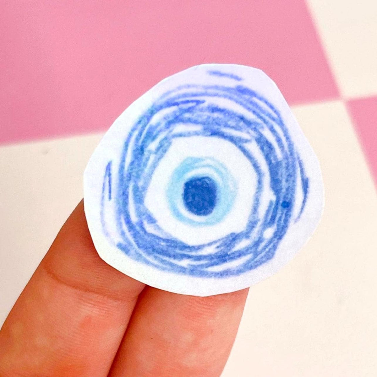 Holo Nazar Evil Eye Mal De Ojo Handmade Sticker