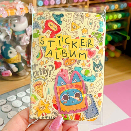 Reusable Mini Sticker Album + 1 Exclusive Sticker