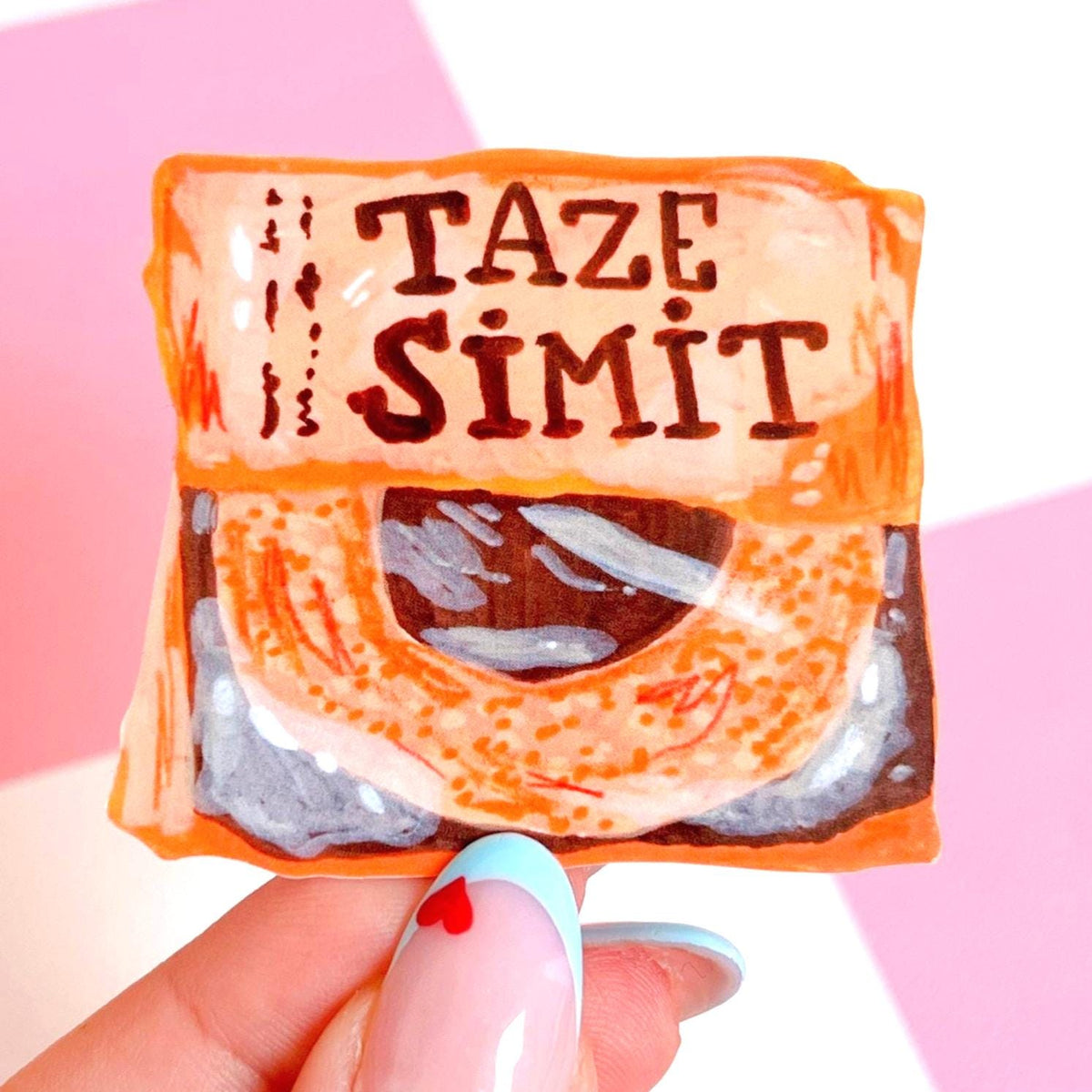 Simit Sticker | Turkish Food Vinyl Waterproof
