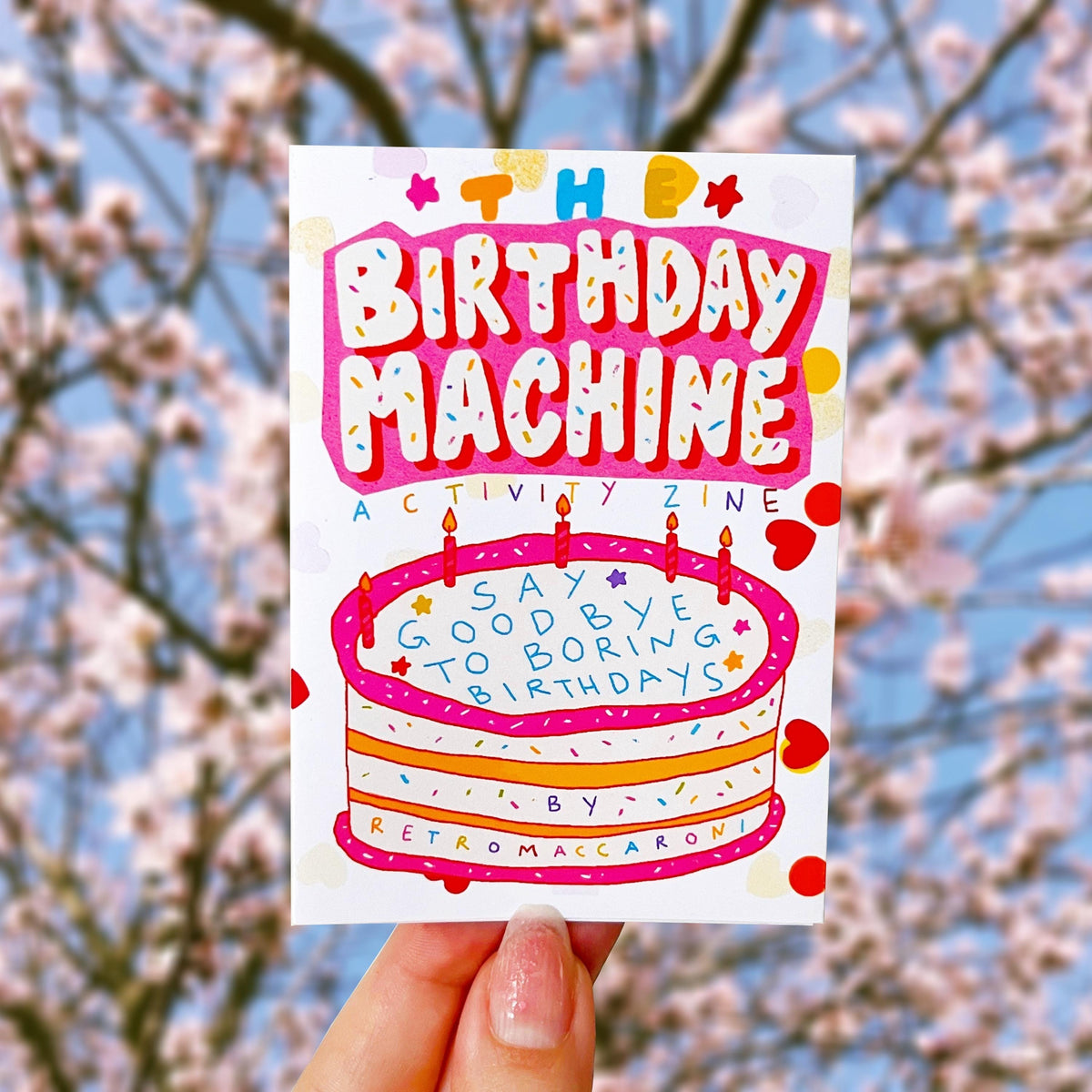 Birthday Machine - Activity Zine | Birthday Card Alternative