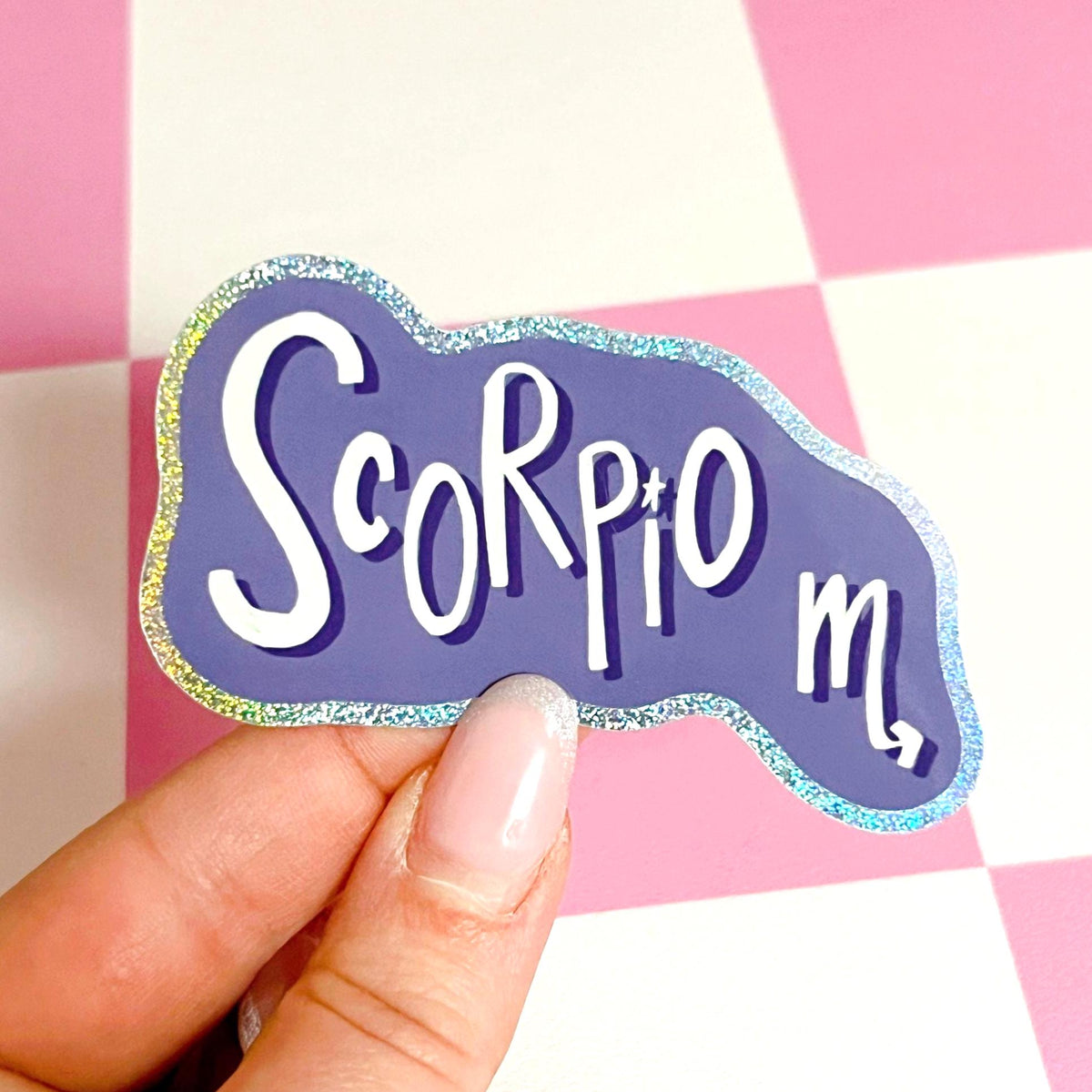 Zodiac Sign Glitter Stickers