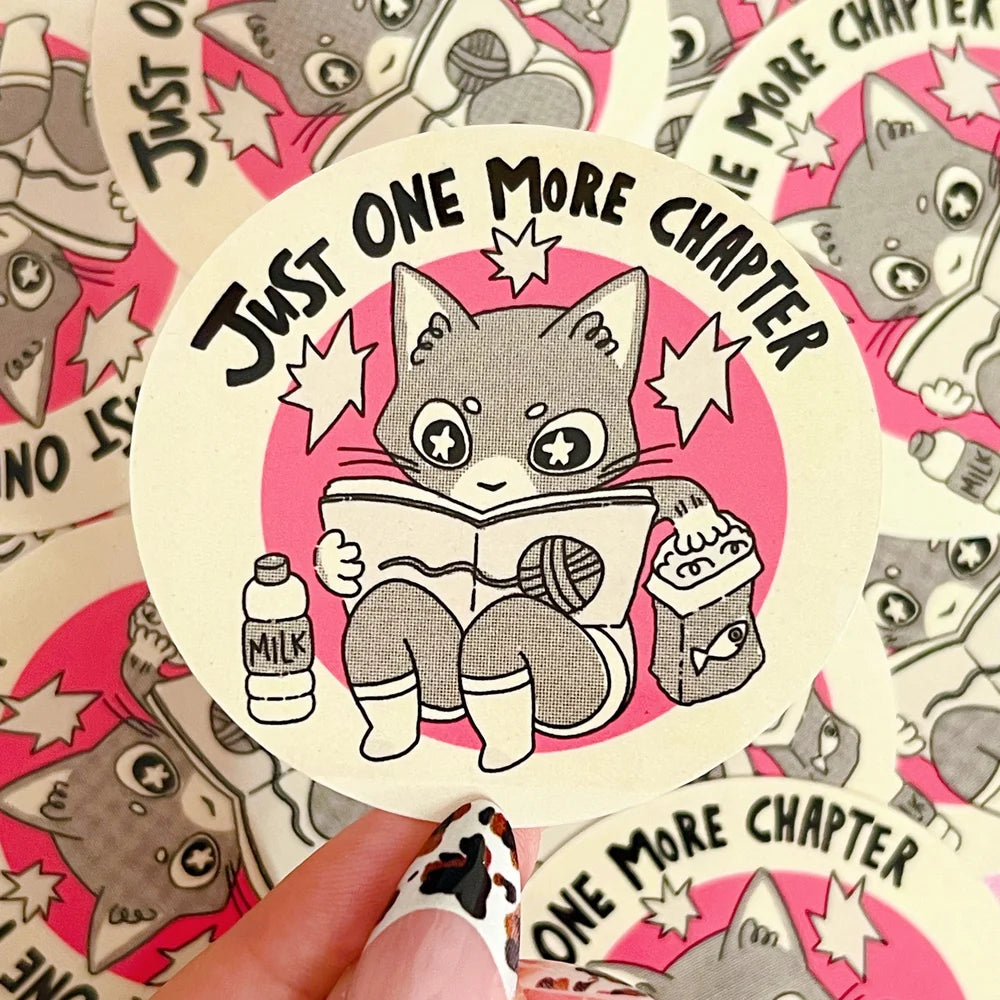 Just One More Chapter Sticker Sticker