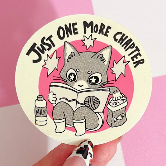 Just One More Chapter Sticker Sticker