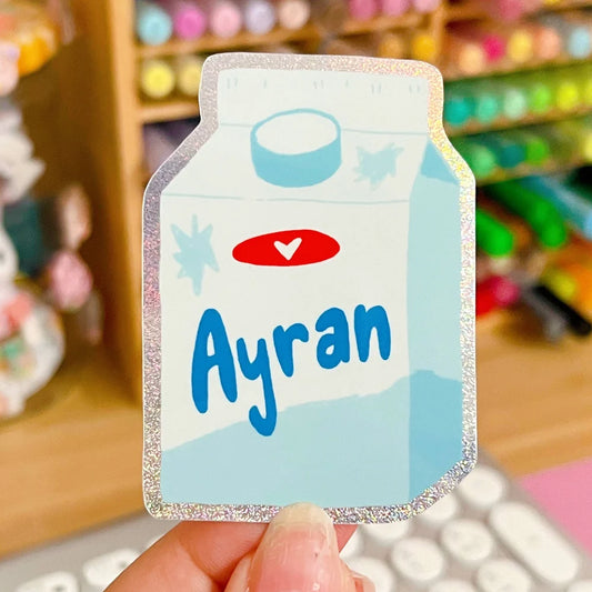 Ayran Glitter Sticker