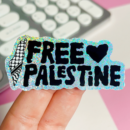 Free Pale$tine Glitter Sticker