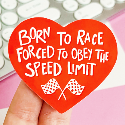 Born To Race Sticker