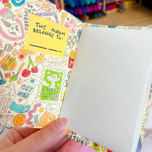 Reusable Mini Sticker Album + 1 Exclusive Sticker