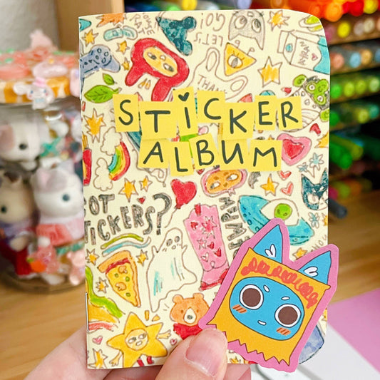 Reusable Mini Sticker Album + 1 Exclusive Sticker