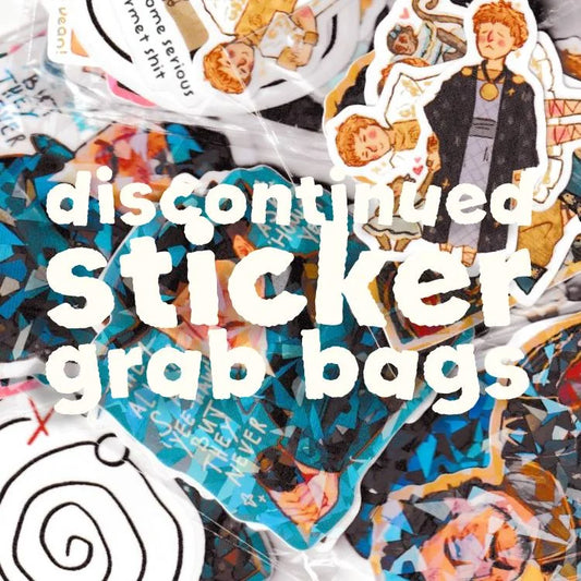 Discontinued Sticker Grab Bags