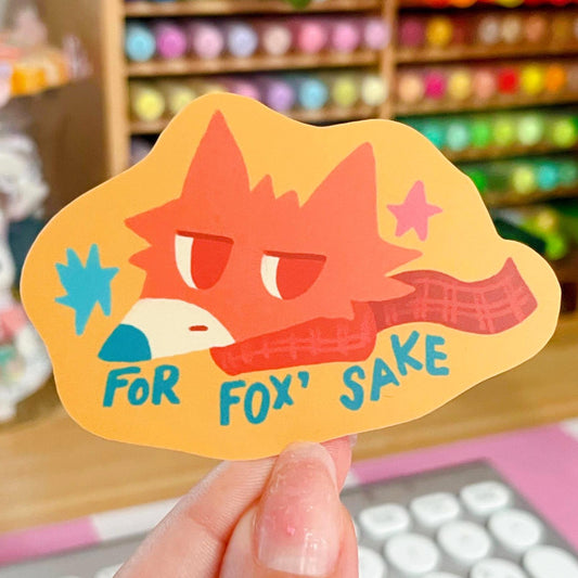 Fox Sake Sticker Matte Sticker