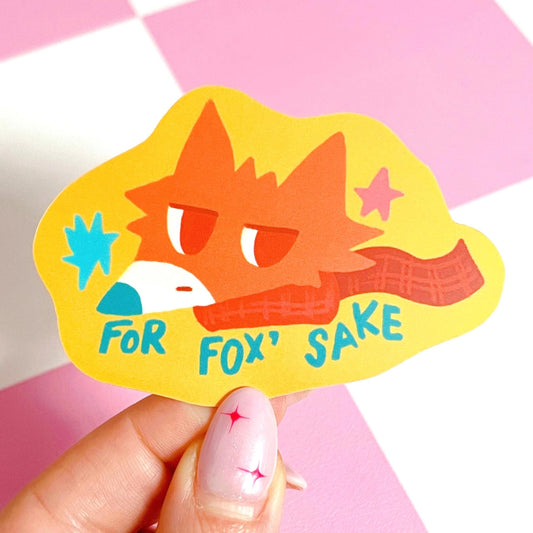 Fox Sake Sticker Matte Sticker