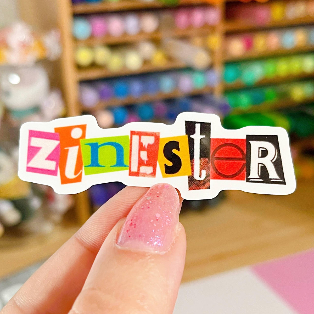 Zinester Ransom Sticker