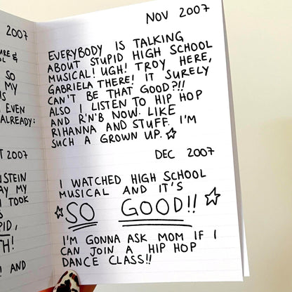 Childhood Diary Zine | Thoughts & Opinions Of My 12 y.o. Self