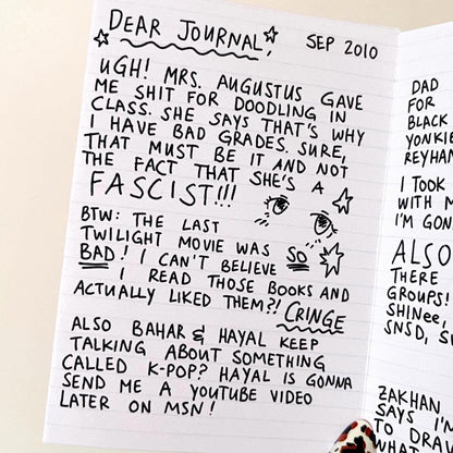 Childhood Diary Zine | Thoughts & Opinions Of My 15 y.o. Self