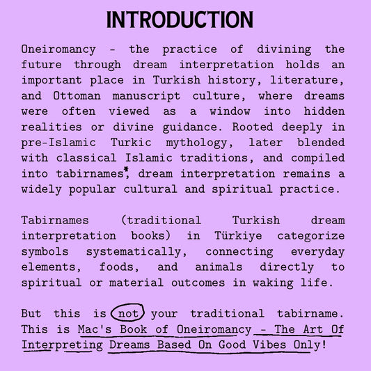 Mac's Book of Oneiromancy [Digital]